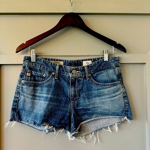 AG Adriano Goldschmied Denim Cut Off Shorts
